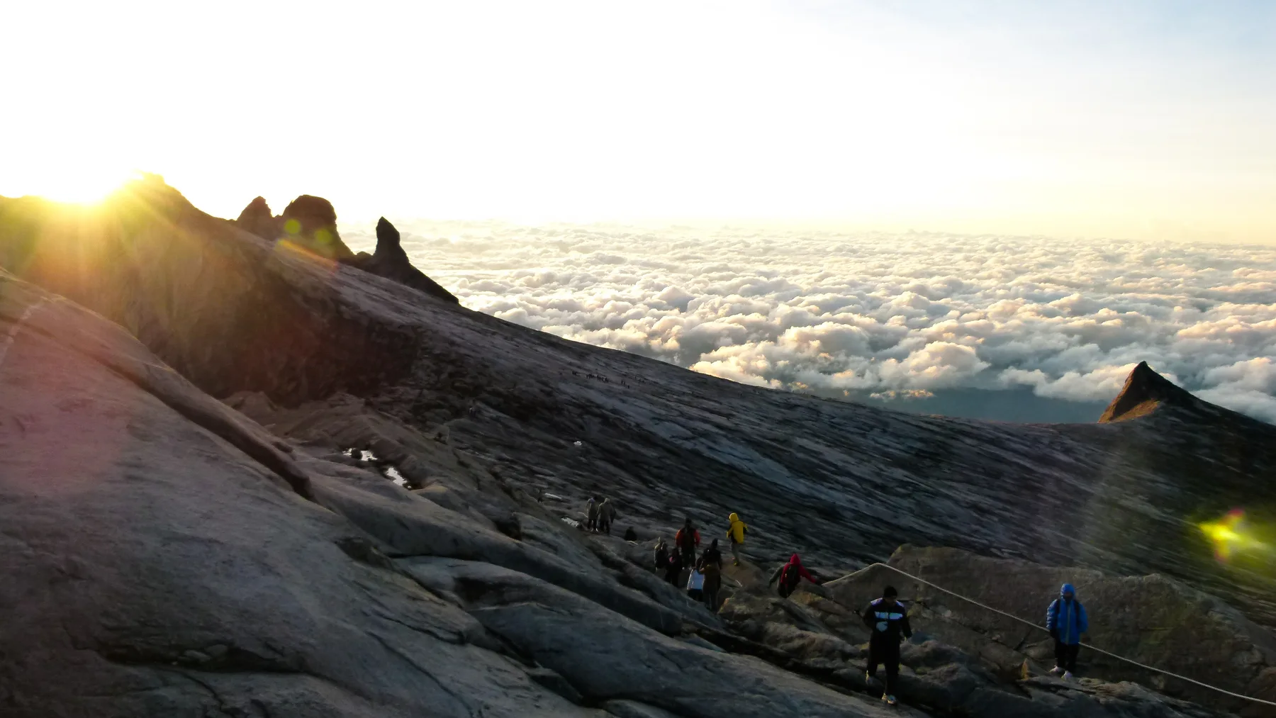 Sunrise over Mount Kinabalu, shown as Sabah scenery rather than a tour offered by Rent BKI
